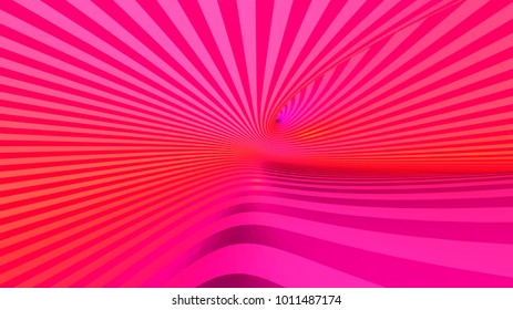vector optical illusion, twisted abstraction, background of colored triangles