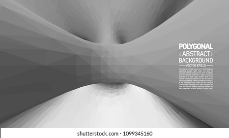 vector optical illusion, twisted abstraction, background of grayscale triangles