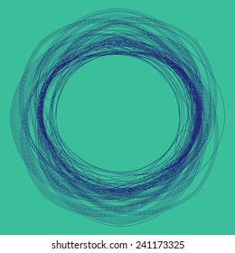 Vector optical illusion and vibration graphic. Print