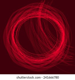 Vector optical illusion and vibration graphic. Print