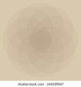 Vector optical illusion and vibration graphic. Print