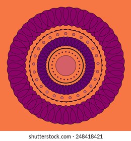 Vector optical illusion and vibration graphic. Print