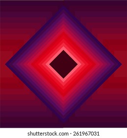 Vector optical illusion and vibration graphic. Print