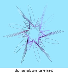 Vector optical illusion and vibration graphic. Print