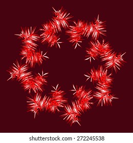 Vector optical illusion and vibration graphic. Print