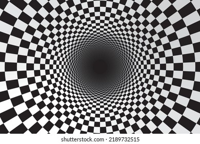 Zoom de iluminación óptica del vector fondo negro y blanco