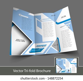 Vector Optician Sunglasses Store Brochure Design Template