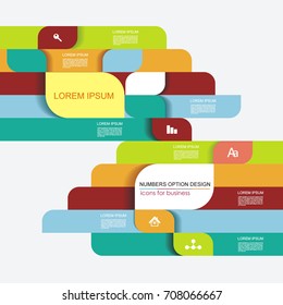Vector option lines template. Can be use for step banners, diagram, business step options,workflow layout,, web design.