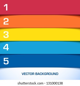 Vector options background for your business message