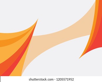 Vector orange abstract background. Wavy waves banner color line for web banner. Abstract pink wave, lines wave texture background, web design abstract card, abstract banners. 