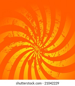 Vector orange background