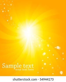 Vector orange background