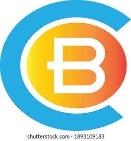 Vector in Orange and Blue style. Can be used as Logo, Brands, Mascots, and Icon.