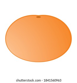 Vector orange can be used for children book, alphabet book, etc.