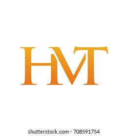 Vector Orange Consulting Letter H M T Logo
