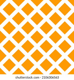 vector de diamantes anaranjados sobre fondo blanco. patrón sin costuras para la decoración, cubierta de piel, moda, tela, papel envolvente.