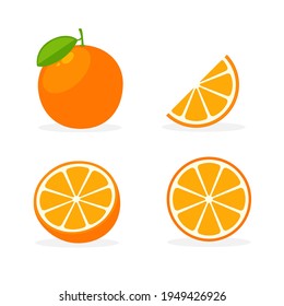 Vektororangefarbenes Flachsymbol. Einfaches orangefarbenes Lifestyle-Symbol für Gesundheitskartographie