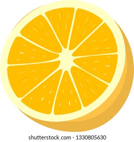 Vector orange illustration design element