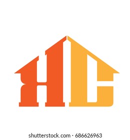 Vector Orange Letter C K House Logo