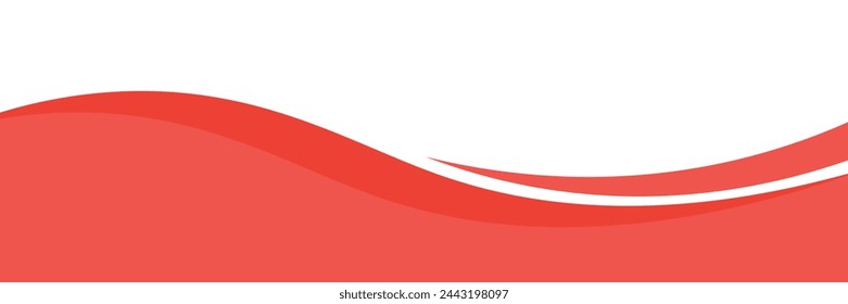Vector orange line background curve element with white space for text and message design, overlapping layers, vector