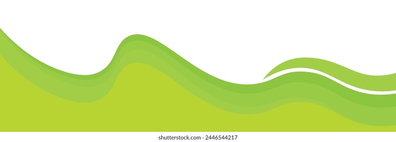 Vector orange line background curve element with white space for text and message design, overlapping layers, vector	