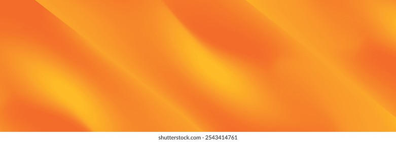 Elemento de curva de fondo de línea naranja de Vector con espacio en blanco para el diseño de texto y mensajes, capas superpuestas, Vector