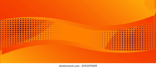 Vector orange line background curve element with white space for text and message design,  layers, vector, gradient vector, abstract design