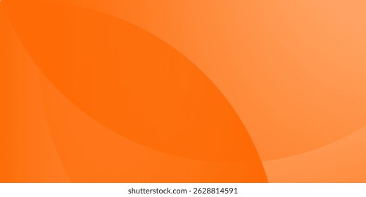 Vector orange line background curve element with white space for text and message design, overlapping layers, vector
