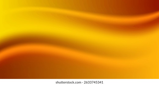 Vector orange line background curve element with white space for text and message design, overlapping layers, vector.
