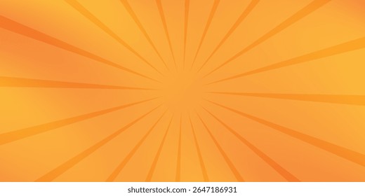 Vector orange line background curve element with white space for text and message design. Eps10