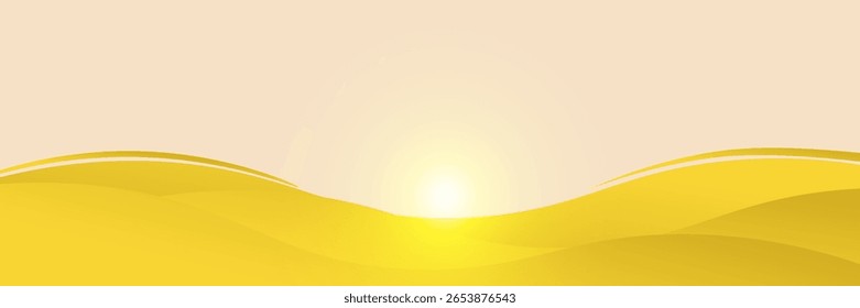 Vector orange line background curve element with white space for text and message design, overlapping layers, vector