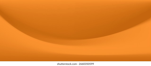 Vector orange line background curve element with white space for text and message design, overlapping layers, vector