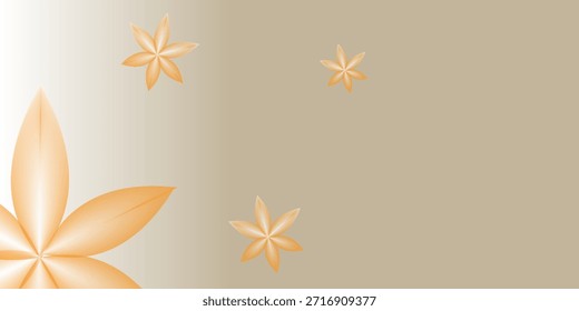 Vector orange line background curve element with white space for text and message design, overlapping layers, vector	