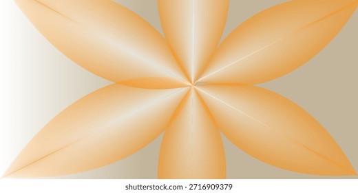 Elemento de curva de fondo de línea naranja de Vector con espacio en blanco para el diseño de texto y mensajes, capas superpuestas, Vector	