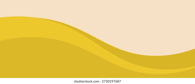Vektor orangefarbene Linie Hintergrundkurvenelement mit weißem Leerraum für Text- und Nachrichtendesign, überlappende Ebenen, Vektor