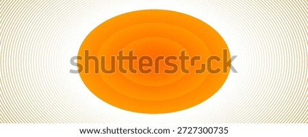 Vector orange line background curve element with white space for text and message design, overlapping layers, vector