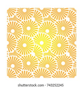 Vector Orange Ornament Concept D