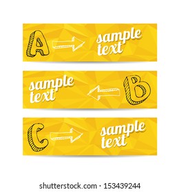 Vector orange paper progress Modern Design template / can be used for infographics / numbered banners / horizontal cutout lines / graphic or website layout vector