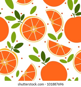 Vector orange pattern