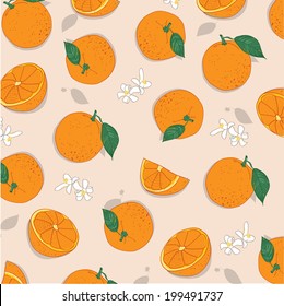 Vector Orange pattern. Background