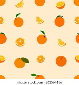 Vector Orange pattern. Background