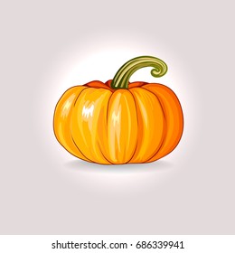 Vector Orange pumpkin
