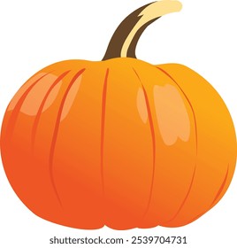 vector of orange pumpkins suitable for backgrounds or elements in images