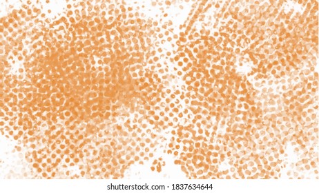 Vector de fondo abstracto de acuarela naranja