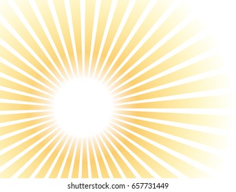 Vector Orange and yellow background of rays