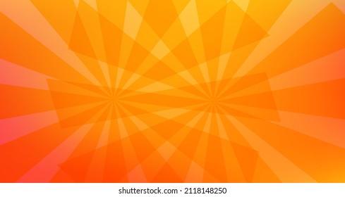 vector Orange And Yellow Sunburst Background design 