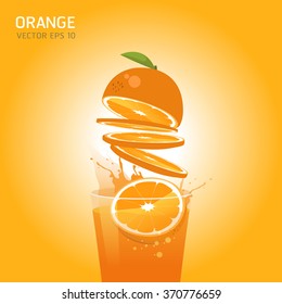 Vector oranges