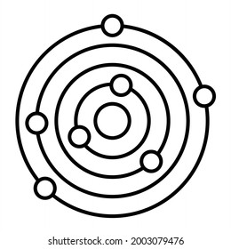  Vector Orbits  Outline Icon Design
