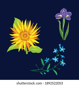 vector orchid flower, invitation flower, tropical flower, mountain flower, tropical plant, tropical invitation
