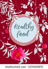 Vector organic labels, bio emblems for restaurants menu, natural products packaging. 100% natural, vegan, eco friendly, organic food labels. 